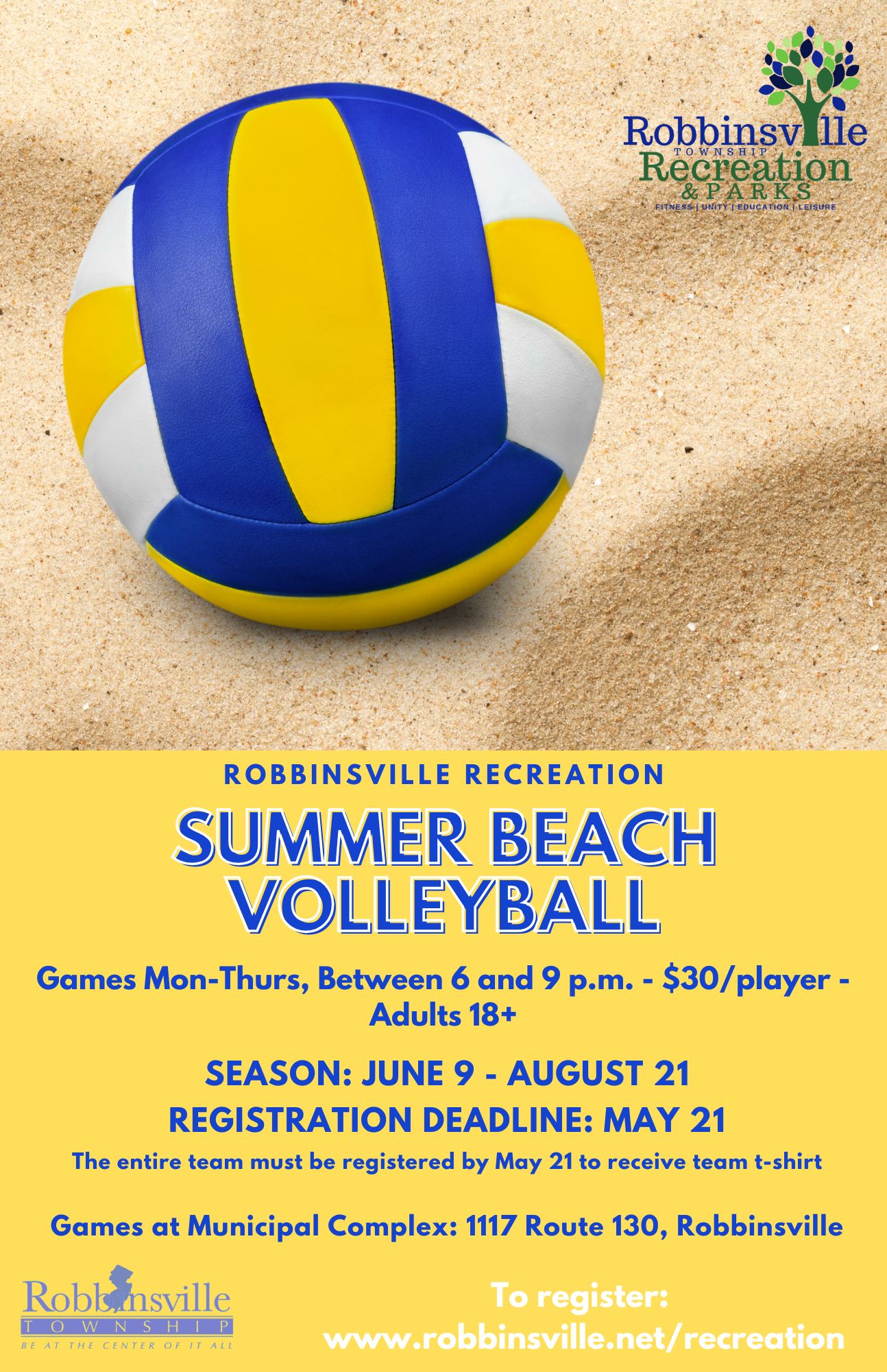 volleyball league flyers